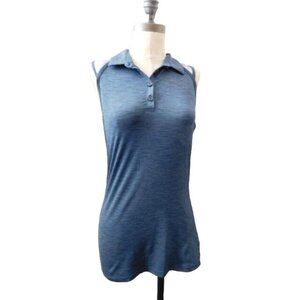 Lija Size M Medium Collared Sleeveless Athletic Sporty Activewear Top